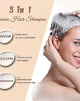 Silver Gray Hair Dye, Hair Dye Shampoo 3 in 1, Silver Hair Shampoo, Hair Color Shampoo for Gray Hair, Champu Para Canas & Shampoo Para Canas Mujer