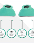 Super Sunnies Slim Flex UV Eye Protection, FDA Compliant Individual Tanning Goggles Eyeshields
