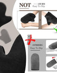 SATINIOR 4 Packs Self Tanning Mitt Applicators Double Sided Sunless Tanning Mittens Reusable Applicator Mittens Tanner Gloves with Thumb(Black)