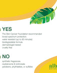 Alba Botanica Sunscreen for Face and Body, Hawaiian Aloe Vera Sunscreen Lotion, Broad Spectrum SPF 15 Sunscreen, Water Resistant and Biodegradable, 3 fl. oz. Bottle