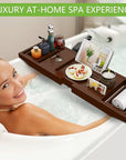 Bathtub caddy tray for tub,