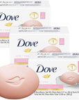 Dove Soap, Pink Beauty Bar 3-Pack (12 Soap Bars) – 3-in-1 Moisturizing Face, Body & Hand Soap, 4.75 Oz Ea