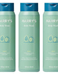 Harry's Men's Body Wash Shower Gel - Shiso, 16 Fl Oz (Pack of 3)