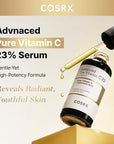 COSRX Advanced Pure Vitamin C 23% Serum with Vitamin E & Glutathione (Renewal), Korean Vitamin C Serum for Fine Lines, Uneven Skin Tone & Dull Skin, 0.67oz, Korean Skin Care, Stocking stuffers