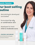 Proactiv 3 Step Acne Treatment - Benzoyl Peroxide Face Wash, Repairing Acne Spot Treatment for Face and Body, Exfoliating Toner - 30 Day Complete Acne Skin Care Kit
