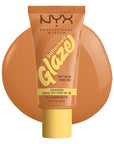 NYX PROFESSIONAL MAKEUP Buttermelt Glaze Soft Glow Skin Tint + SPF 30, Up To 12HR Wear, 04 Almond Butta