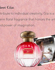 Tocca Women's Perfume, Gia Fragrance, 1.7oz (50 ml) - Warm Floral, Pink Peppercorn, Tangerine, Turkish Rose - Hand-Finished Bottle