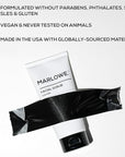 MARLOWE. Skin Care Set, No. 122 Facial Scrub 6 oz & No. 123 Facial Moisturizer 6 oz with Natural Extracts & Antioxidants, Cleanses, Exfoliates, Hydrates & Soothes