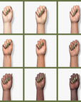 essie nail polish, ferris of them all collection, muted khaki-green nail color with a cream finish, win me over, 0.46 fl. oz.