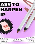 Lamel Matte Gel Lip Liner Pencil | Weightless&CreamyTexture Lip 7g