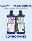 Dr Teal's Foaming Bath with Pure Epsom Salt, Lavender & Eucalyptus, 34 fl oz (Pack of 2)