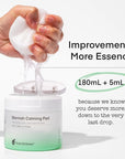 Niacinamide Centella Asiatica Hyaluronic Acid Serum Pad - Korean Brightening, Moisturizer, Deep Hydrating Toner Skincare for Face with Pure Ground Cotton Pad for Routine Facial Care - Made in Korea
