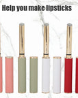 Sonew Empty Lipstick Tubes, 4Pcs Refillable Making