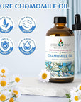 EVOKE OCCU Chamomile Essential Oil for Skin Hair Diffuser Candle Soap Making - 4 FL Oz