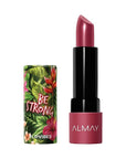 Almay Lip Vibes Lipstick with Vitamin E Oil & Shea Butter, Matte Finish, Hypoallergenic, Be Strong, 0.14 Oz