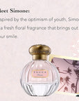Tocca Eau de Parfum Set for Women, Simone (20ml + 50ml) - Fresh Floral - Breezy, Sparkling, Radiant - Hand-Finished Bottle