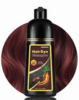 Red Hair Dye Shampoo 3 in 1, Hair Color Shampoo for Women Men, Long Lasting Red Hair Dye, Shampoo Para Pintar el Cabello, Works in Minutes, Easy to Use, 16.90 Fl Oz