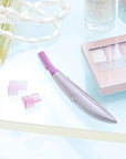 Panasonic Women’s Facial Hair Remover and Eyebrow Trimmer with Pivoting Head, Includes 2 Gentle Blades for Brow and Face and 2 Eyebrow Trim Attachments, Battery-Operated – ES2113PC