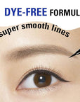 Heroine Make by KissMe Prime Liquid Waterproof Eyeliner for Woman and Sensitive Eyes, Long-lasting & Ultra Thin Tip for Precise Japanese Eye Makeup 01 Jet Black 0.4mL/0.01 Fl Oz