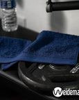 100% Cotton Washcloths Set 13” x 13” | Navy Blue Towels | Set of 6 Ultra Soft and Highly Absorbent Washcloths Sets for Bathroom, Gym, Spa | Machine Washable Face Towel
