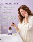 EVOKE OCCU Clove Oil for Teeth and Gums - Oral Care, Toothache Relief & Fresh Breath - DIY Mouthwash - 4 Fl Oz