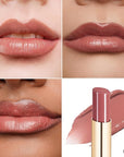 Oulac Shine Red Lipstick for Women, 2 in 1 Glossy Light Red Tinted Lip Balm, Hydrating Lipstick for Dry Lips, Moisture Shine Juicy Finish Vegan 2.2g/0.07oz (17)