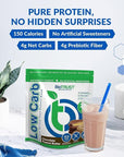 BioTrust Low Carb Protein Powder – Delicious Whey & Casein Blend from Grass-Fed Hormone Free Cows – Non GMO, Gluten Free (Chocolate Peanut Butter)