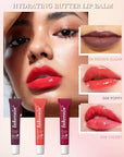 Tinted Lip Butter Balm-3 Colors Vanilla Beige Brown Lip