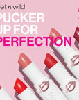wet n wild Lipstick Mega Last High-Shine Lipstick Lip Color Makeup, Bright Pink Pinky Ring (Pack of 2)