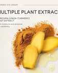 Turmeric under eye cream, for