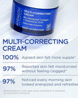 Andalou Naturals Deep Hydration Face Moisturizer, Multi-Correcting Cream, Day & Night Moisturizer for Face with Hyaluronic Acid & Vegan Collagen for Softer & More Supple Skin, 1.7 fl oz