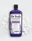 Dr Teal's Foaming Bath with Pure Epsom Salt, Soothe & Sleep with Lavender, 34 fl oz (Pack of 2)