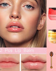 2 PCS Bee Lip Balm Honey