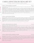 Skin Care Set JAPAN SAKURA Beauty Cleaning
