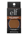 e.l.f. Putty Bronzer, Creamy & Highly Pigmented Formula, Creates a Long-Lasting Bronzed Belle Glow, Infused with Argan Oil & Vitamin E, 0.35 Oz