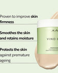 M. Asam VINO GOLD Firming Body Cream (16.9 Fl Oz)- anti-aging body care for smooth skin, lotion for women with aloe vera, cocoa butter, caffeine, vitamin E & vitamin B3, vegan personal skin care.