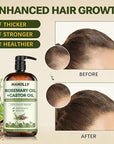 Rosemary Castor Oil for Hair Growth 16oz - 100% Pure Rosemary Oil with Castor Oil, Blend of Effective Hair Oils For Hair Growth, Hydration Scalp, Reduce Loss & Split Ends