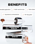 Sacheu Liquid Glow STAY-N Liquid Highlighter & Illuminator Makeup — 30ml Long Lasting Luminous Glow Lightweight Dewy Finish, Golden Hour