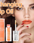 Midnight Boss Up Magic Color Changing Lip Oil Stain Cosmetic PH Actived Moisturizing Hydrating Glow Gloss Tinted Transparent Care Long Lasting Non-Sticky Fresh Texture Nourishing Pink Orange Red