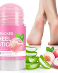 Urea Cream Stick 60% plus Salicylic Acid 2%, Maximum Strength Urea Foot Cream for Dry Cracked Feet, Knees, Elbows, Hands, Exfoliating Dead Skin, Softening Skin (1 PC Peach Scent, 40G)