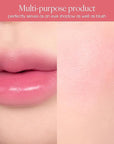 PLAT LIPS 907 COCO HAZE, Lip & Cheek, Lightweight, Naturally Dewy+ Glowy Finish, Blendable & Buildable Formula (1.2g, 0.003 oz.)