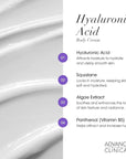 Advanced Clinicals Hyaluronic Acid Face Moisturizer Gel Cream + Hyaluronic Acid Body Cream 2pc Hydrating Skincare Set For Women & Men To Reduce Appearance Of Dry Skin, Wrinkles, & Fine Lines, 2pc Set