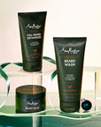 SheaMoisture Beard Wash & Beard Detangler Set - Fair Trade Organic Shea Butter, Coarse Hair, Men's Grooming, Scented, 2 Piece Set