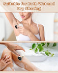 Electric Razors for Women, 7D Electric Shaver for Women, 5 in 1 Lady Shavers, Wet/Dry Bikini Trimmer, Rechargeable Facial Hair Removal, Painless Face Razor for Arms Legs Armpit Pubic Area