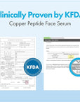 TOSOWOONG Copper Peptide Face Serum, Anti-Aging with Copper Tripeptide, GHK-Cu, 12 Multi-Peptide Formula for Fine Lines, Firming, Skin Elasticity, Hydrating, Korean Skincare, 33ml / 1.11 fl.oz.