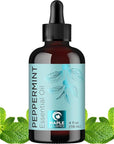 Peppermint Essential Oil for Diffuser Aromatherapy - 100% Pure Peppermint Oil for Hair Skin and Nails Plus Undiluted Refreshing Aromatherapy Essential Oil for Diffusers Baths and Topical Uses 4oz