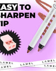 Lamel Matte Gel Lip Liner Pencil - Weightless Lip 7g