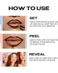 Sacheu Lip Liner Stay-N Peel Off Lip Stain — Long Lasting Matte Lip Tattoo Transfer Proof Lipstain Infused with Hyaluronic Acid & Vitamin E for All Skin Types — Vegan & Cruelty-Free, Sinamon