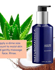 Naturopathica Aloe Vera Cleansing Gel, Facial Cleanser with Aloe Vera and Lavender, Clarifying Face Wash for Men and Women, 5 fl oz