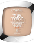 L'Oreal Paris True Match Super Blendable Oil Free Powder Foundation, N3 Light Medium, 0.33 oz, Packaging May Vary
